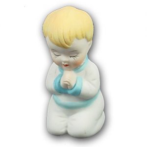 Item # 1375J - Communikant Jongen - Ca. 7,5 cm - Porselein