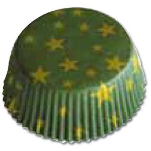 item # 501203 - CupCake vormen - Sterren Groen