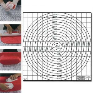 Plastic Uitrolmat met Maatvoering - 60x58 cm
