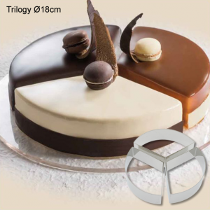 CakeIdea Inox Gebaksringen "Trilogy" Ø 18cm-0